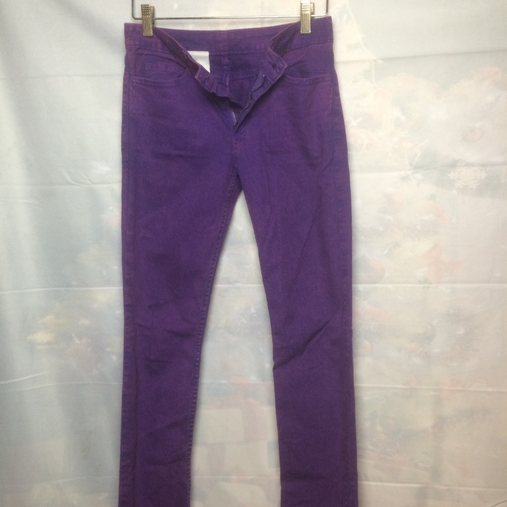 American Apparel Purple Acid Wash Jeans